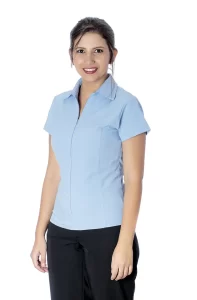 Camisete social com zíper