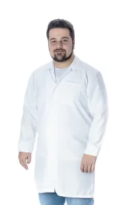 Jaleco laboratório masculino